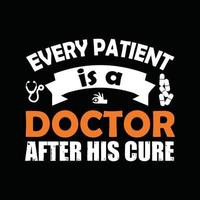 Doctor T-shirt Design vector