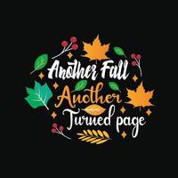 Autumn T-Shirt Design vector