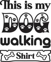 Dog T-shirt Design vector