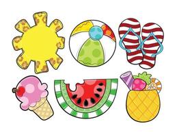 Summer clipart vector