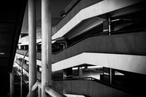 escalera en el ciudad para el coche parque a bekasi Indonesia foto