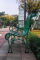 chair in park photo