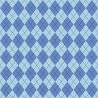 Blue Seamless Argyle Pattern vector