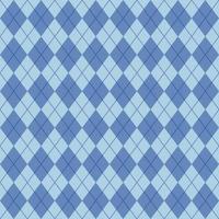 Blue Seamless Argyle Pattern vector