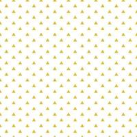 Yellow Seamless Triangles Pattern On White Background vector