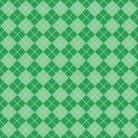 Simple Dark And Light Green Seamless Argyle Pattern vector