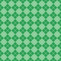 Simple Dark And Light Green Seamless Argyle Pattern vector