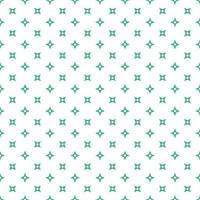 Green Seamless Ninja Pattern On White Background vector