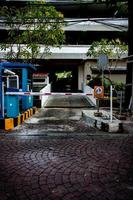 automático portón parque para un coche seguridad sistema para edificio y coche Entrada vehículo barrera foto