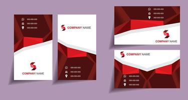 Modern and Creative Business card vector