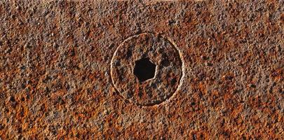 industrial style brown rusted steel texture background photo