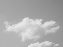 sky with clouds background in black and white photo