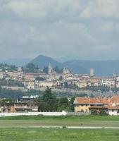 Upper town in Bergamo photo