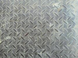 patterned iron plate with dirt adhering photo