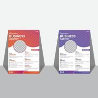 Corporate Flyer template design layout vector