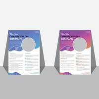 Corporate Flyer template design layout vector