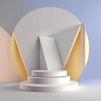 Geometric luxury podium product display photo