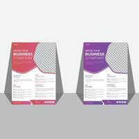Corporate Flyer template design layout vector