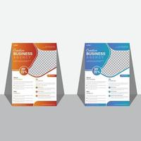 Corporate Flyer template design layout vector