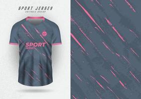 Background for sports jersey, soccer jersey, running jersey, racing jersey, gray tones and pink stripes pattern. vector