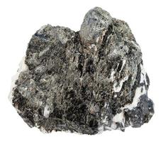 knopite rock isolated on white photo