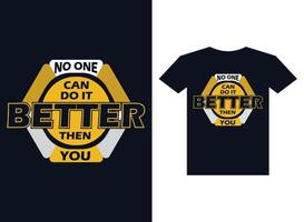 No uno lata hacer eso motivacional prima vector camiseta deisgn modelo