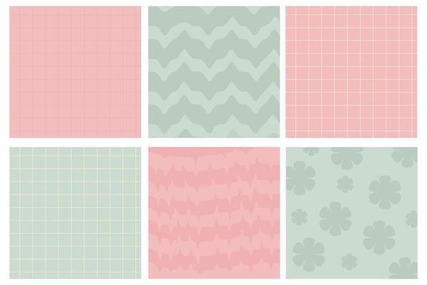 Groovy background wavy stripes and chess board and flower in retro style. Vintage print in hippie 60s, 70s style
