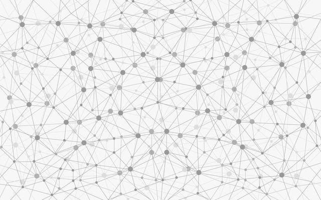 Geometric Connection Background, Vector Illustration