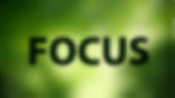 Focus Text on Nature Landscape Blurred Widescreen Background, Vector