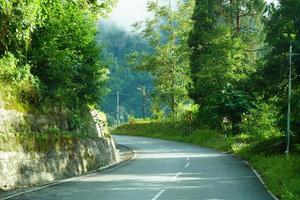 Road and Greenery Nature of Himalayan Range Village 6 photo