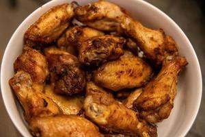 Air Fried Wings in a bowl photo