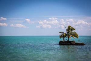 aislado isla en belice foto