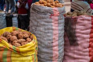 Tall Bags of Potatoes photo