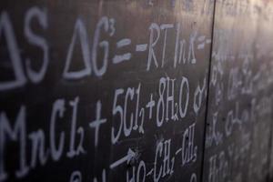 A blackboard with a formula photo