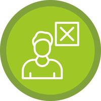 Delete User Vector Icon Design