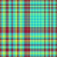 Textile seamless check. Tartan texture background. Plaid fabric pattern vector. vector