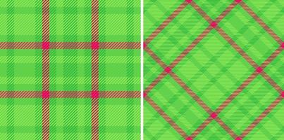 Textile texture fabric. Check background seamless. Pattern vector tartan plaid.