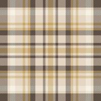 Plaid check pattern. Seamless fabric texture. Tartan textile print. vector