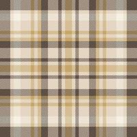 Plaid check pattern. Seamless fabric texture. Tartan textile print. vector