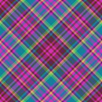 Pattern textile seamless. Plaid vector check. Fabric texture tartan background.