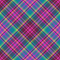 Pattern textile seamless. Plaid vector check. Fabric texture tartan background.