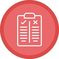 Pros and Cons Vector Icon Design
