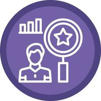 Qualitative Research Vector Icon Design