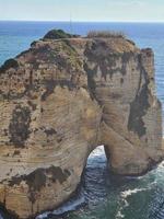 The Rock Of Raouche In Lebanon photo