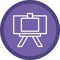 Canvas And Easel Vector Icon Design