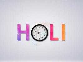 Happy Holi image, festival of colors, holi festival india and holi party illustration. photo