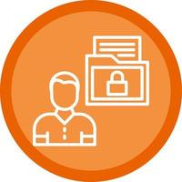 Sensitive Personal Data Vector Icon Design