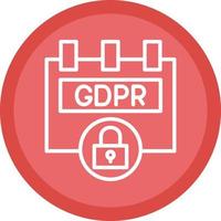 Gdpr Plugin Vector Icon Design