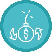 Debt Vector Icon Design