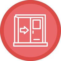 Exit Vector Icon Design